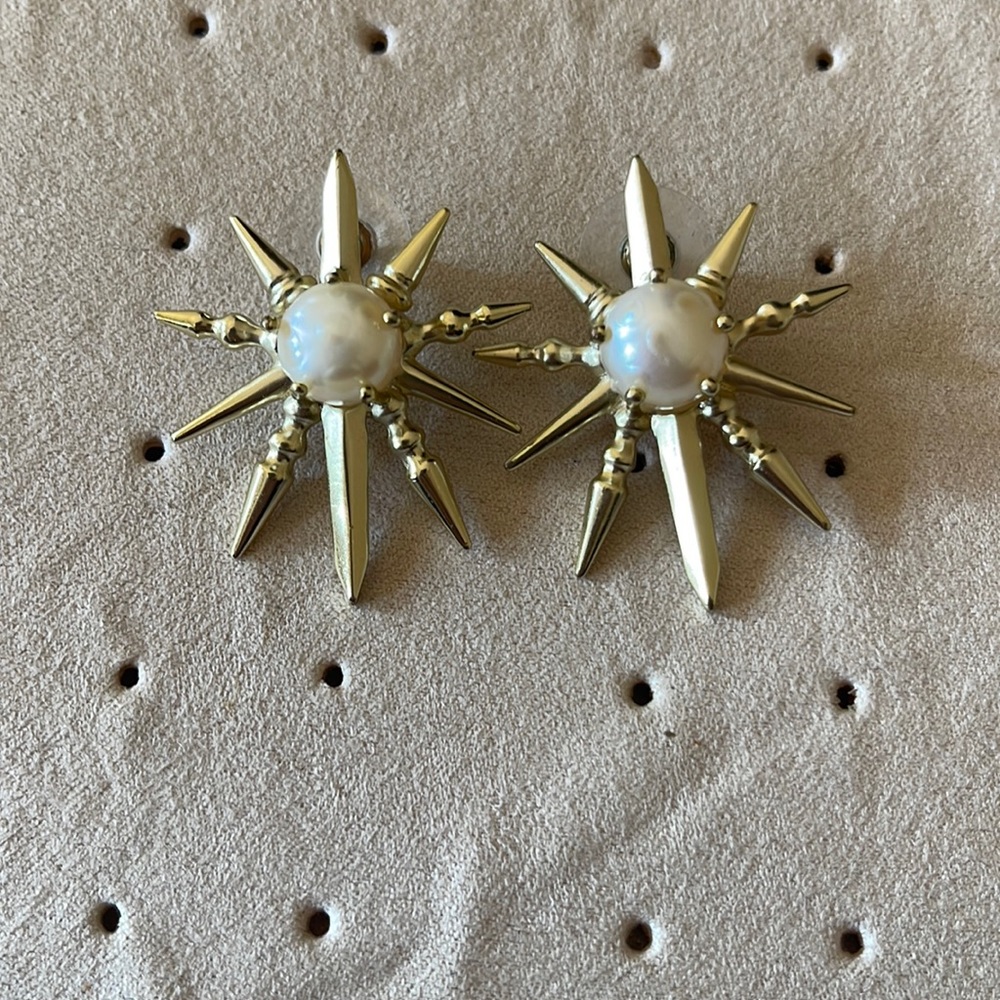Kendra Scott Sayers Statement Earrings In Gold